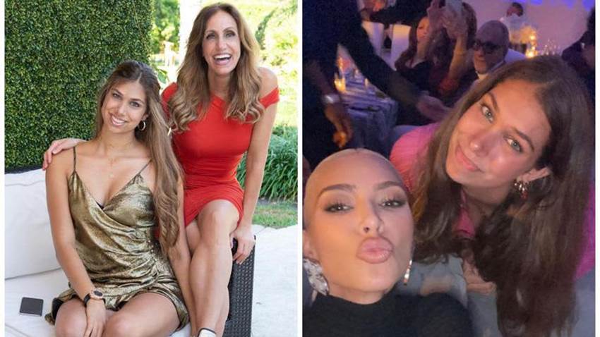 Lina, la hija de Lili Estefan, presume su encuentro con Kim Kardashian