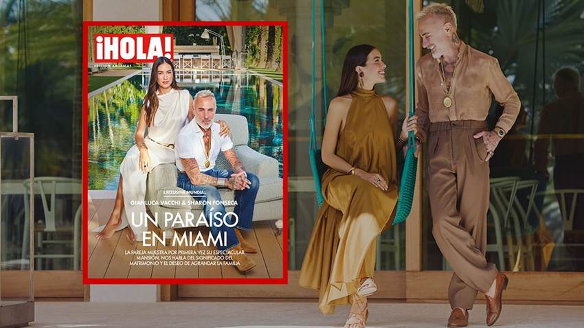 Gianluca Vacchi y Sharon Fonseca nos abren las puertas de su mansión en Miami, un verdadero paraíso tropical [EXCLUSIVA]