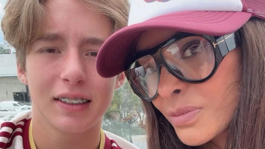 Entre fútbol y familia: Galilea Montijo, su novio y su hijo Mateo disfrutan del amistoso España-Perú