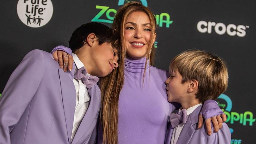 El tierno gesto de Milan y Sasha que robó miradas en el concierto de Shakira en El Salvador