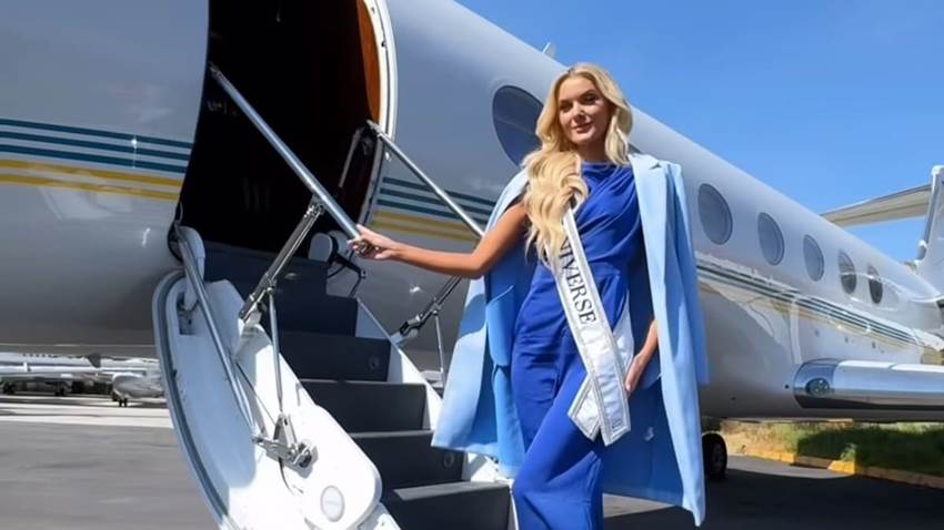 De México a Estados Unidos: Miss Universe 2024 hace su primer viaje internacional