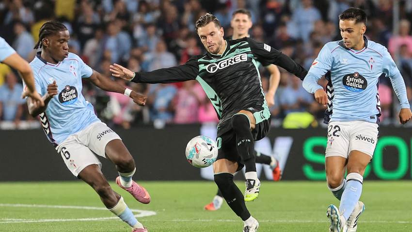 El Celta se queda corto ante el Betis