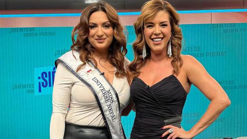 Alicia Machado rompe en llanto en su encuentro con Miss Nepal: ‘¡Significas muchas cosas para mí!’