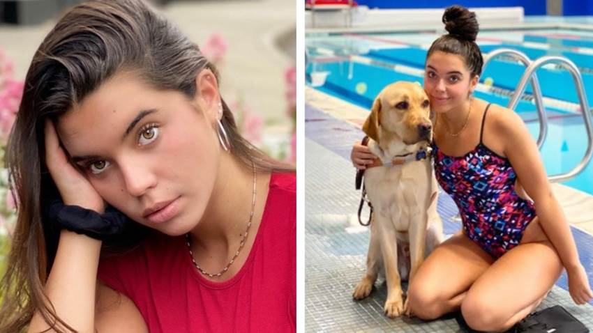 La nadadora ciega que compite junto a su perrito ¡son la sensación de los Paralímpicos!