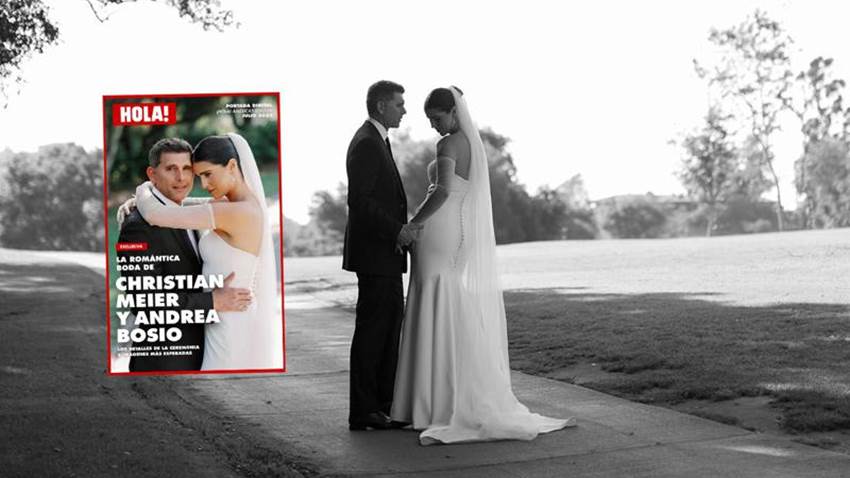 Así ha sido la romántica boda de Christian Meier y Andrea Bosio