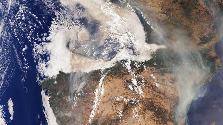 La ola de incendios en la Península dispara la superficie afectada por las llamas en la UE por encima del millón de hectáreas