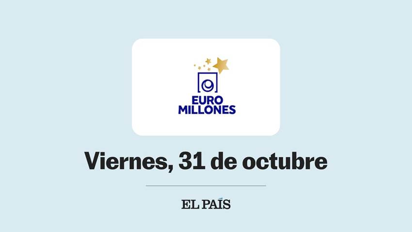 Euromillones: comprobar sorteo del viernes 31 de octubre