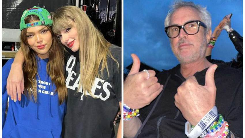 Alfonso Cuarón y su hija Tess Bu disfrutan del concierto de Taylor Swift