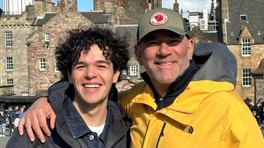 Eduardo Santamarina coincide por primera vez con su hijo en los pasillos de Televisa: 'Una fecha memorable'