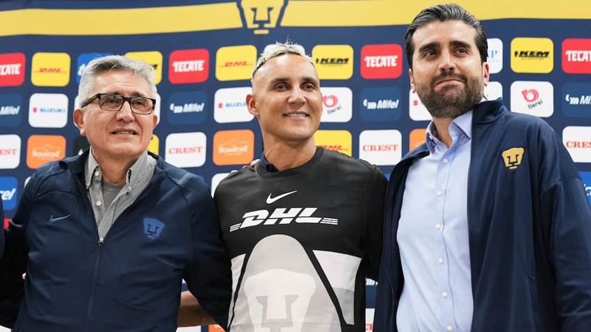 Keylor Navas, en su presentación con Pumas: “Quiero ser un ejemplo para mis compañeros”