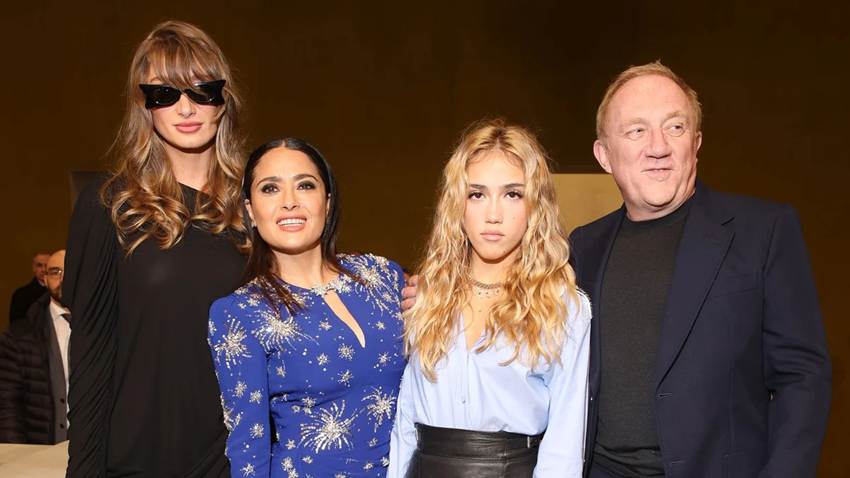 La familia de Salma Hayek y François-Henri Pinault se derrite de amor por su primer nieto