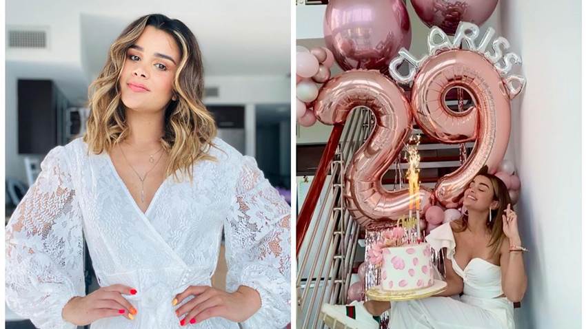 Clarissa Molina y su especial celebración por su cumpleaños 29