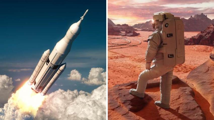 Un nuevo cohete podría acelerar la llegada de humano a Marte: es 10 veces más rápido