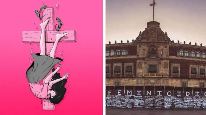 'Vivas nos queremos': las fotos más emotivas y poderosas de las vallas en Palacio Nacional