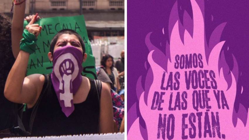 ¿Por qué el morado es el color que representa al feminismo? Te explicamos qué significa