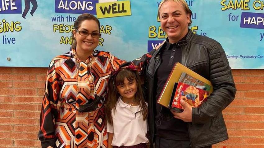 El feliz reencuentro de Cristian Castro con su hija y su expareja