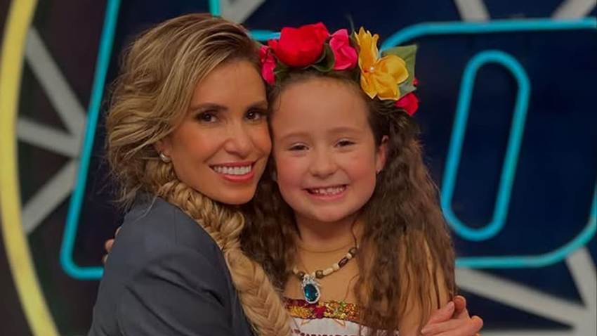 Michaela, hija de Daniel Bisogno, debuta en el programa 'Hoy' con una rutina de baile muy especial