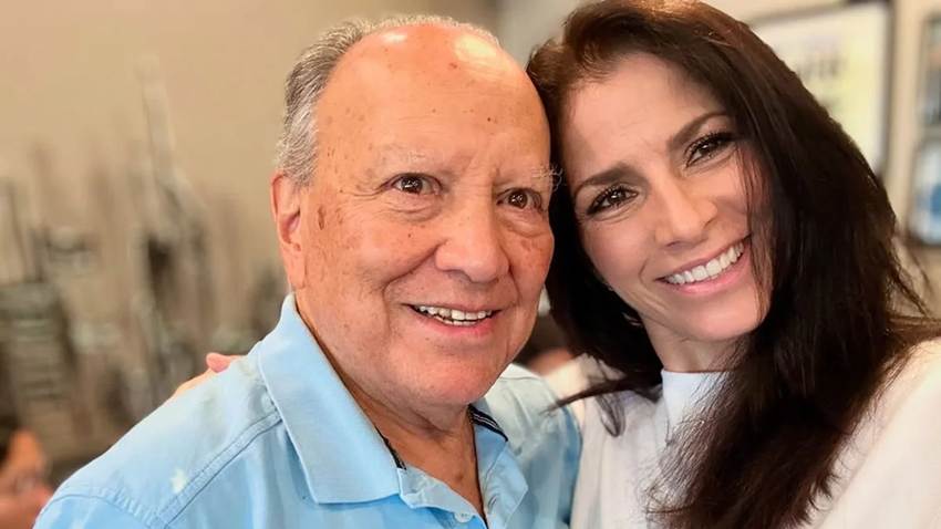 Alessandra Rosaldo se despide con ternura de su padre, y Lucero le brinda un mensaje de consuelo