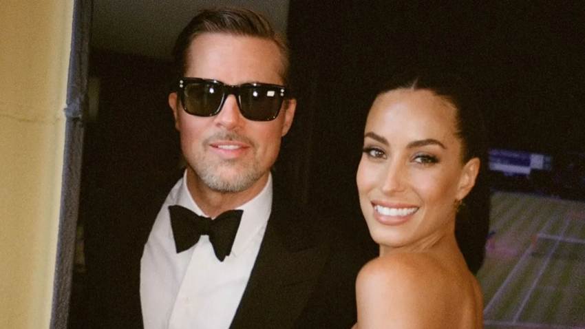 Brad Pitt e Ines de Ramon enloquecen a sus fans con románticas fotos de boda