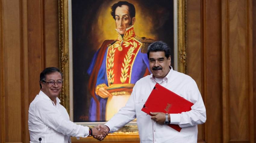 Economía, migración y el papel de Venezuela en Latinoamérica marcan el encuentro entre Maduro y Petro