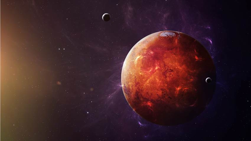 Marte tiene unos destellos ultravioleta únicos: la NASA lo demostró con un video