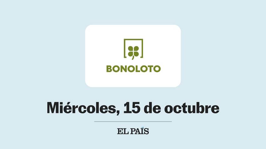 Bonoloto: comprobar sorteo del miércoles 15 de octubre
