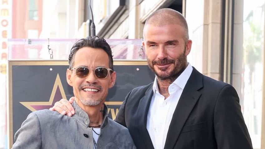 Así es la amistad que une a Marc Anthony y David Beckham; desde compadres, cómplices y padrinos de boda