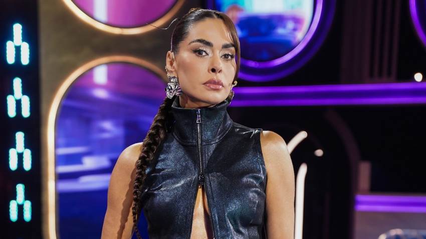 Galilea Montijo, imponente y seductora en 'La Casa de los Famosos' con un look de cuero e inspiración futurista