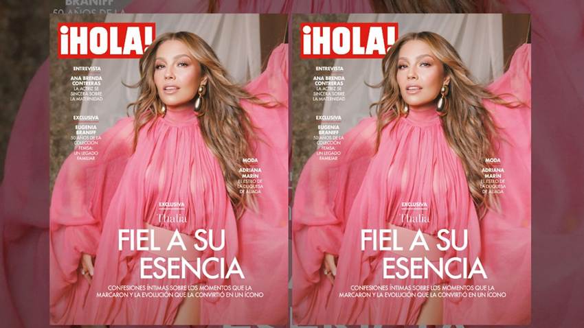 Thalia en la portada de ¡HOLA!: Fiel a su esencia