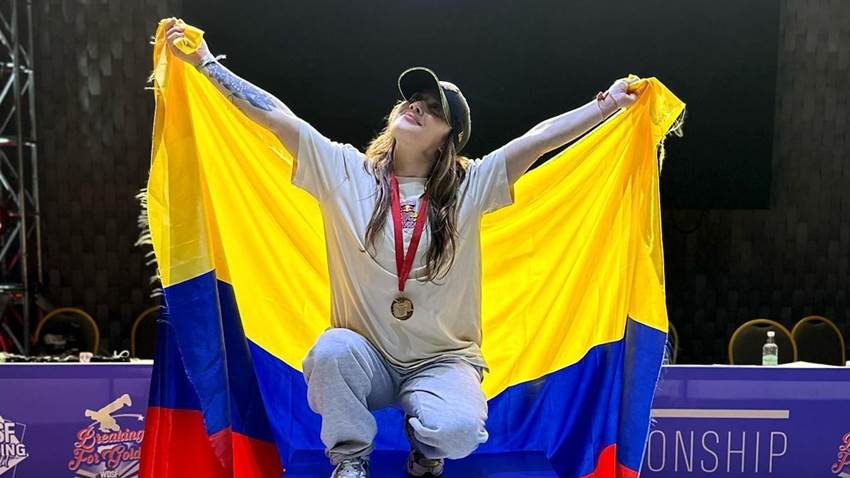 B-Girl Luma, la colombiana que busca triunfar bailando break dance en París 2024