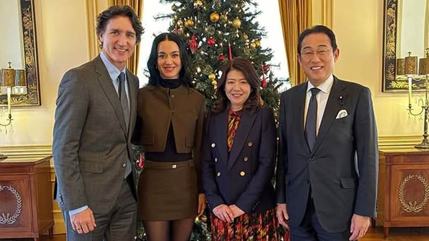 Katy Perry y Justin Trudeau debutan en las redes con su primera foto juntos durante su viaje a Japón