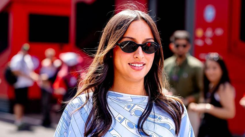 Alexandra Leclerc presume su nueva 'baby bump' en el estampado del año