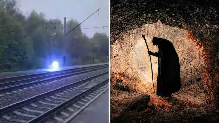 ¿Captaron a una bruja en video? Una bola de luz sorprendió a todos, te explicamos qué es