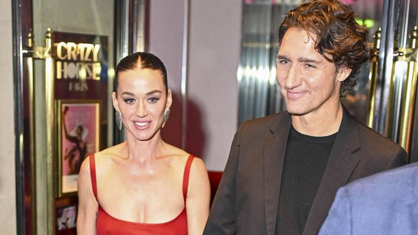 Justin Trudeau hace un divertido guiño a Katy Perry con la ayuda de su hijo