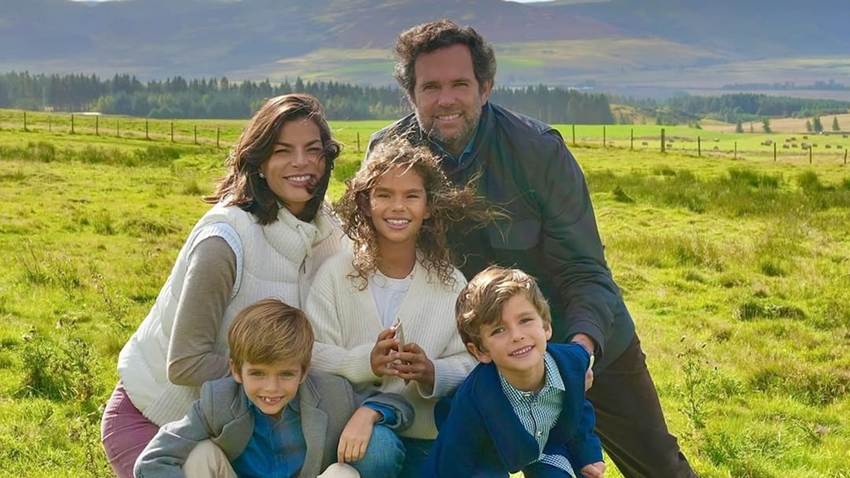 Bárbara Coppel y su familia disfrutan de una aventura de lujo en Escocia