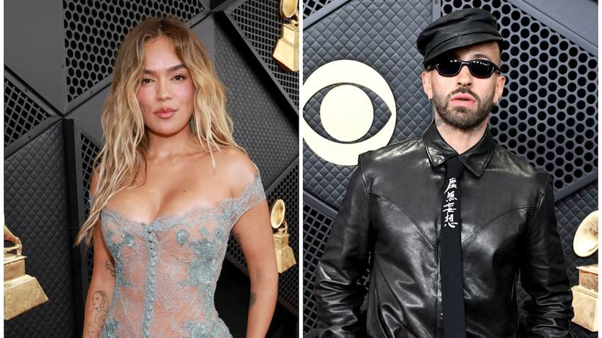 Karol G y Feid coinciden en los Grammys 2026, poco después de que se confirmara su ruptura