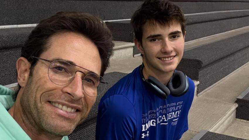 Sebastián Rulli acompaña a su hijo Santiago en su proceso de rehabilitación