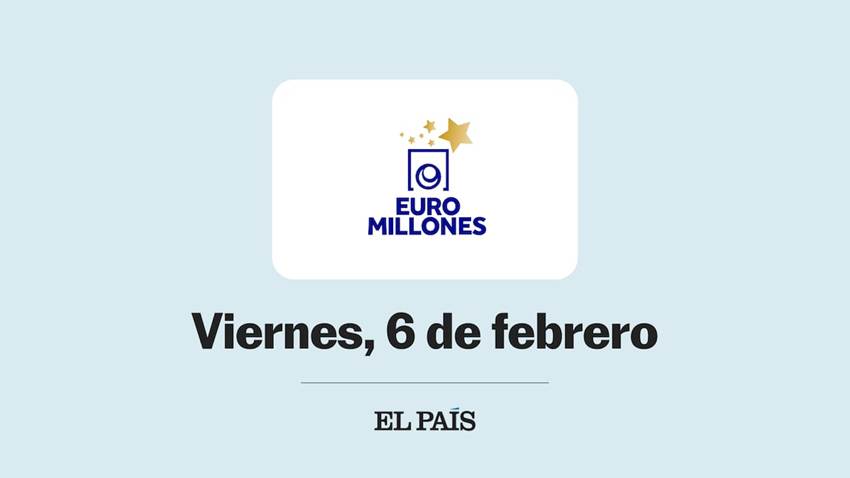 Euromillones: comprobar sorteo del viernes 6 de febrero