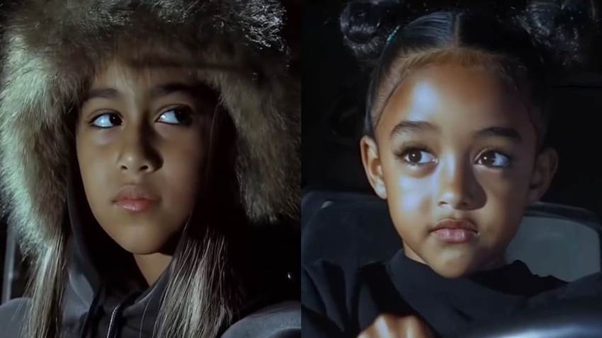 North y Chicago protagonizan el nuevo video musical de Kanye West y dividen opiniones