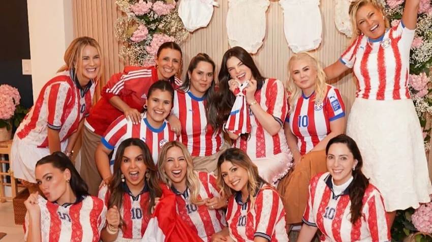 Nadia Ferreira honra sus raíces con un baby shower inspirado en la tradición paraguaya