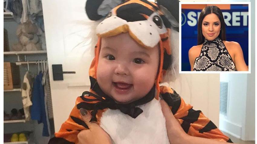 Pamela Silva presume que a Baby Ford ya le está saliendo su primer diente