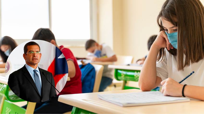 Gobernador de Puerto Rico: ´Ya no sería obligatorio el uso de mascarillas en las escuelas´
