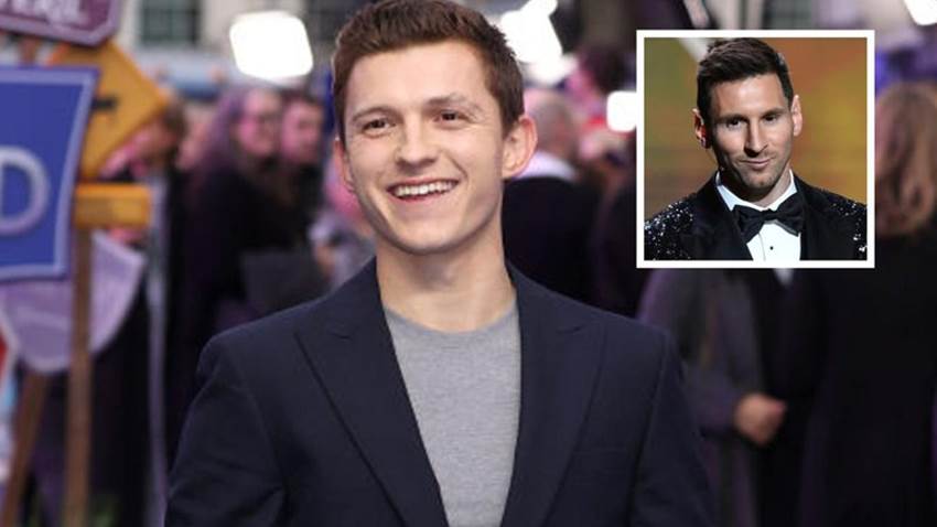 Tom Holland nos representa a todos con su reacción al conocer a Lionel Messi