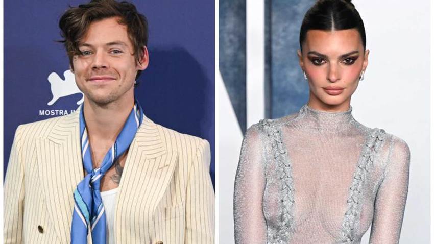 Captados en pleno beso, Harry Styles y Emily Ratajkowski son la pareja sorpresa del momento