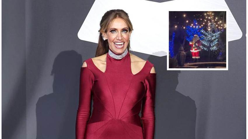 Lili Estefan muestra la increíble decoración navideña que puso en su casa