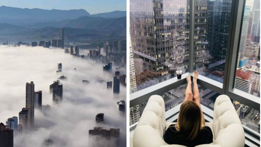 8 hoteles en los que despiertas en las nubes: la vista es increíble