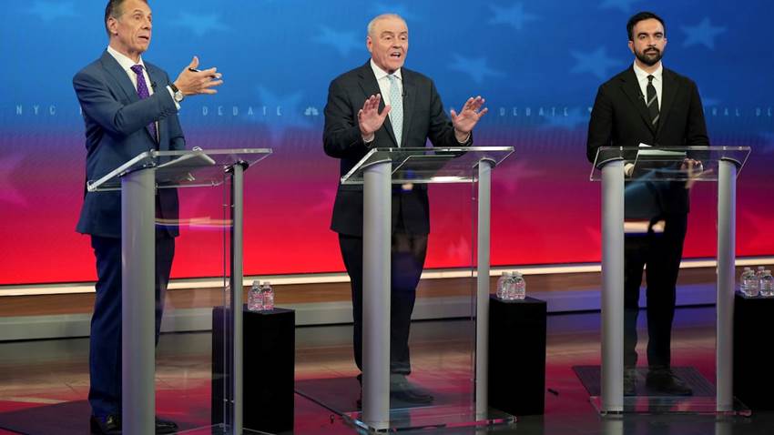La guerra de Gaza imprime un tono bronco al primer debate de los candidatos a alcalde de Nueva York