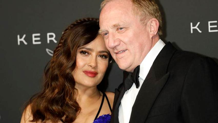 Salma Hayek y su esposo, François-Henri Pinault, entre los 25 más ricos de Reino Unido