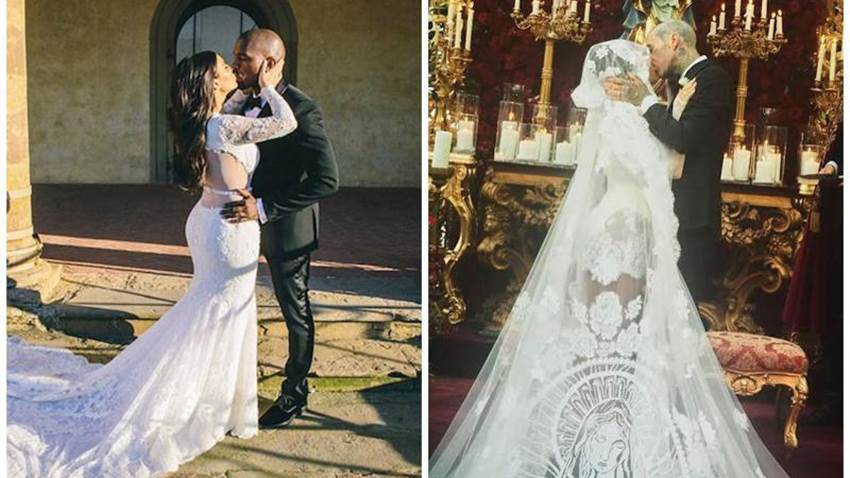 Las coincidencias de la boda de Kourtney Kardashian con la de su hermana Kim