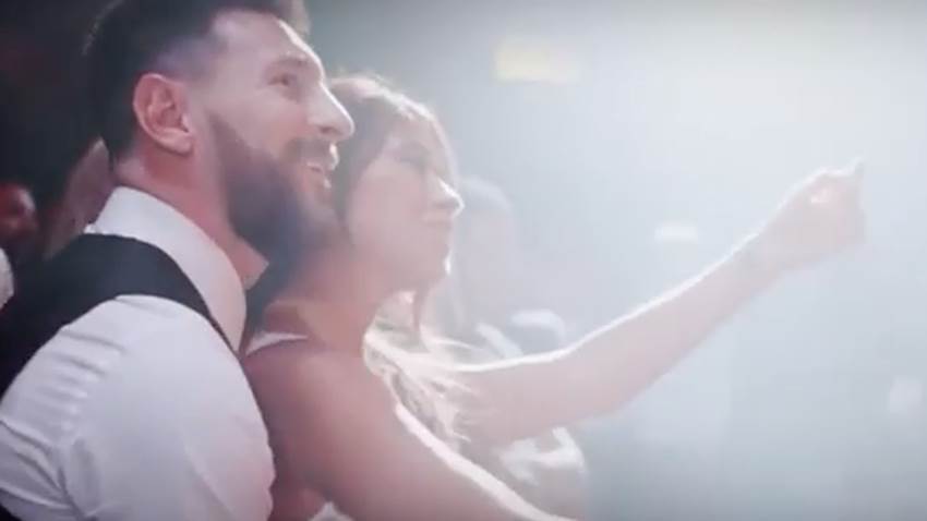 Antonela Roccuzzo comparte video inédito de su boda con Leo Messi